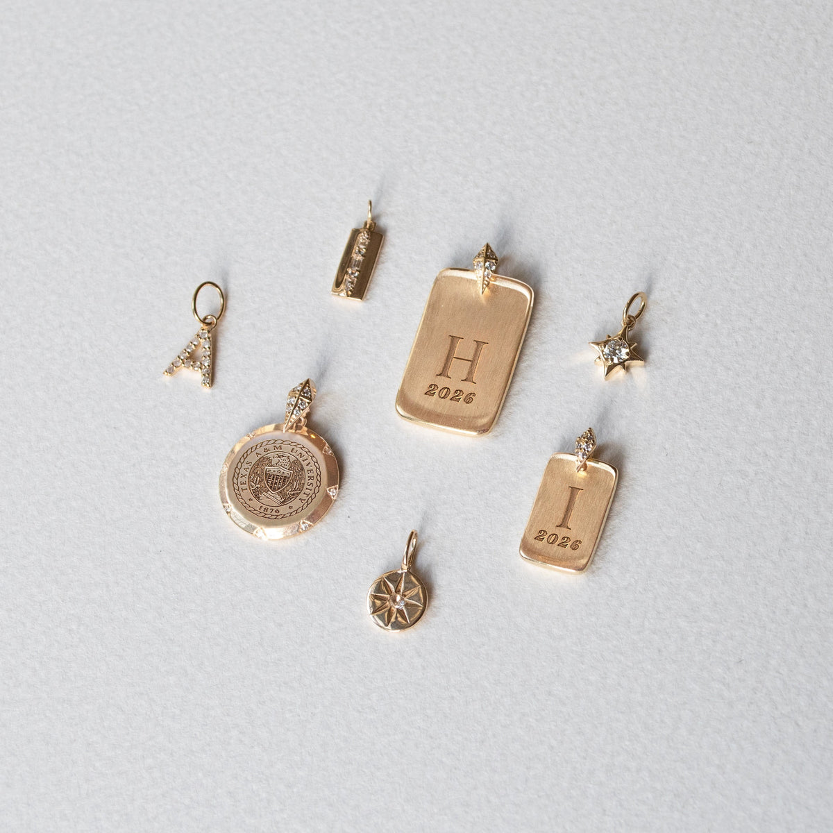 Custom Diamond Ingot Petite Pendant