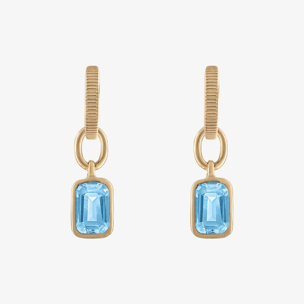 Blue Topaz Florentine Earring Bundle