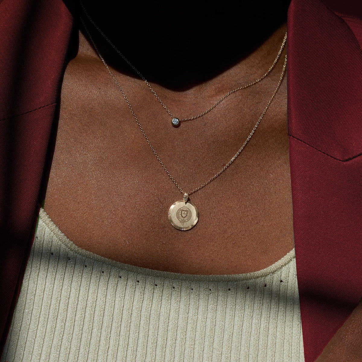 Fordham 7-Point Diamond Pendant