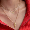 Gold Vermeil 14K Gold Fordham University Sunburst Necklace