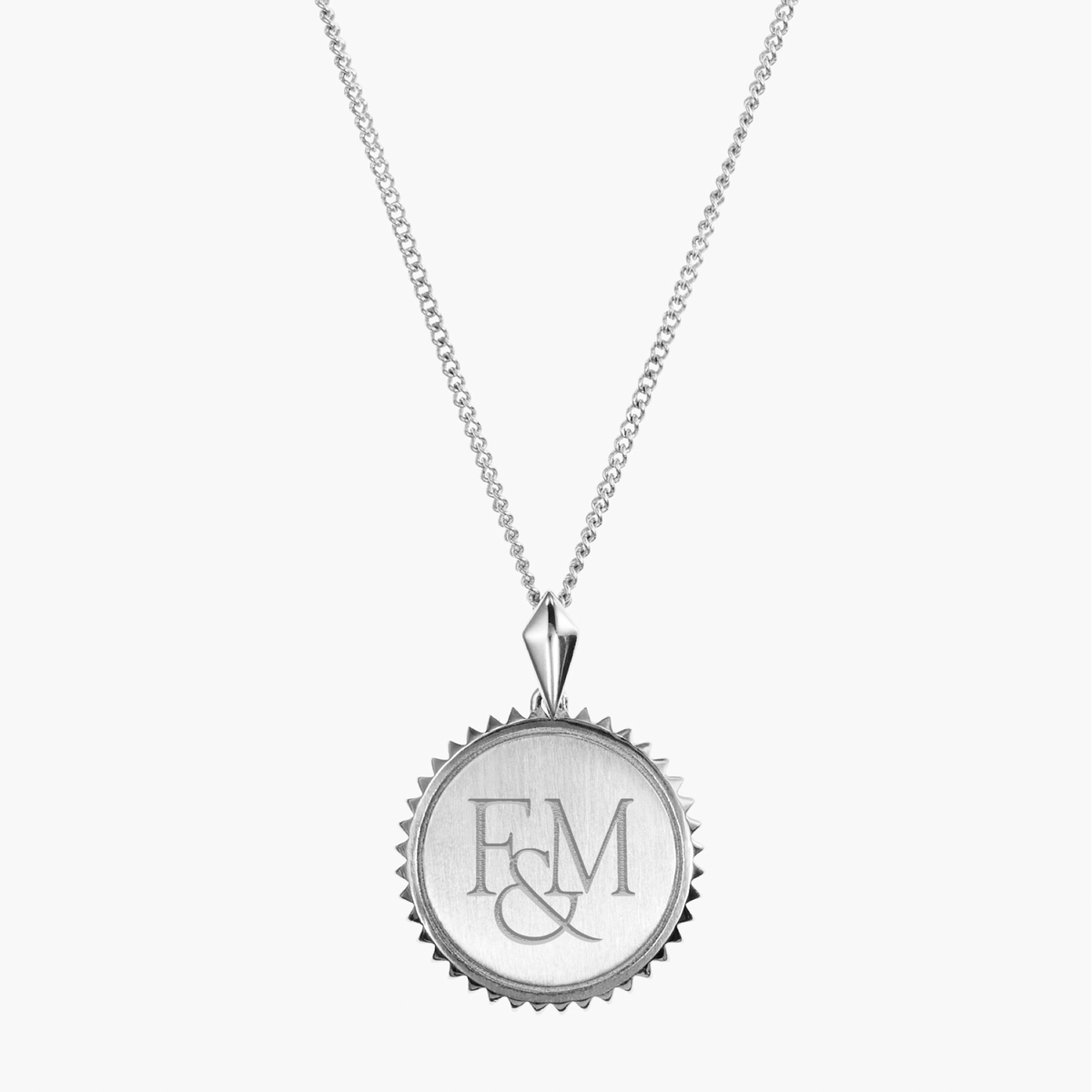 Franklin & Marshall Logo Sunburst Pendant