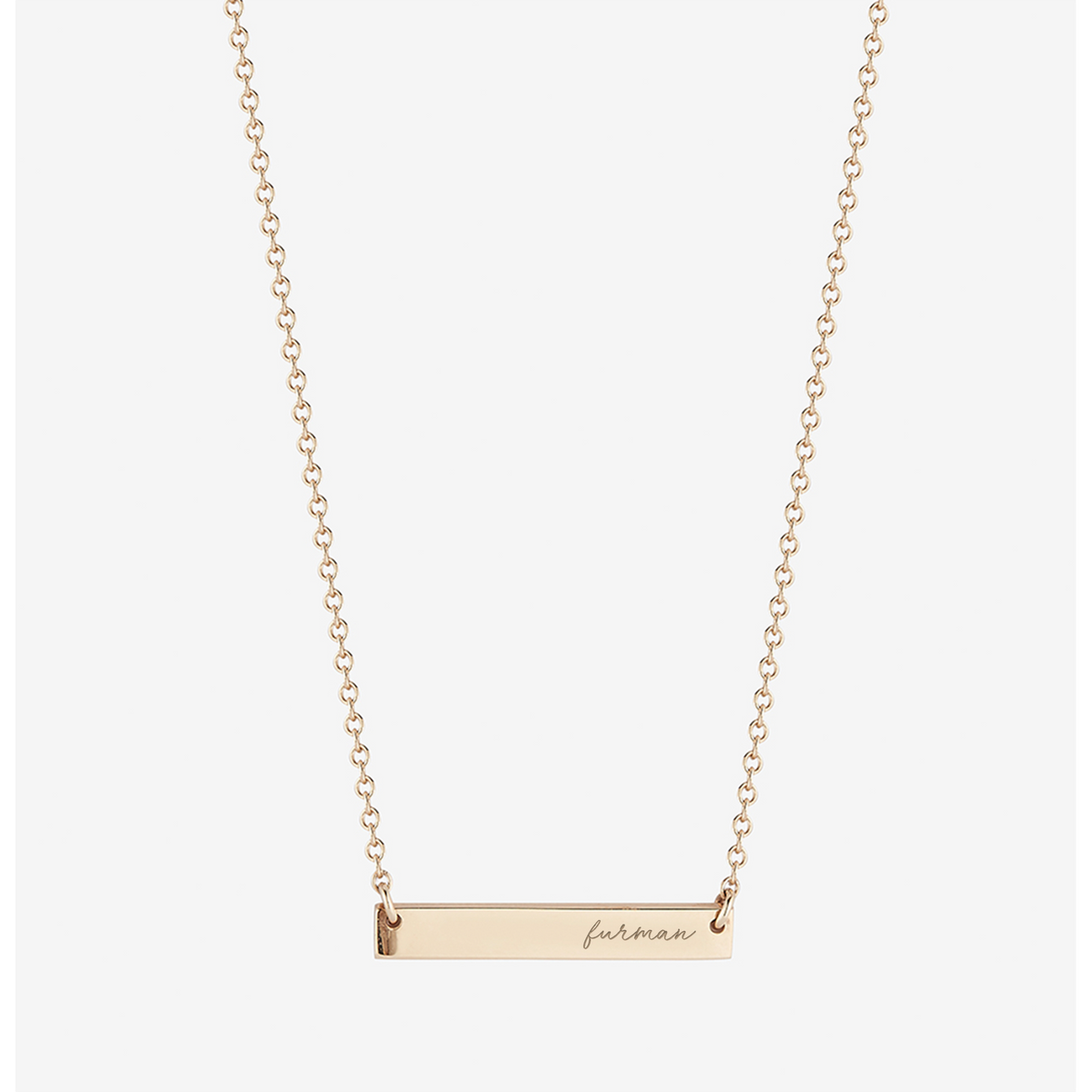 Furman Horizontal Bar Necklace