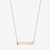 Gonzaga Horizontal Bar Necklace