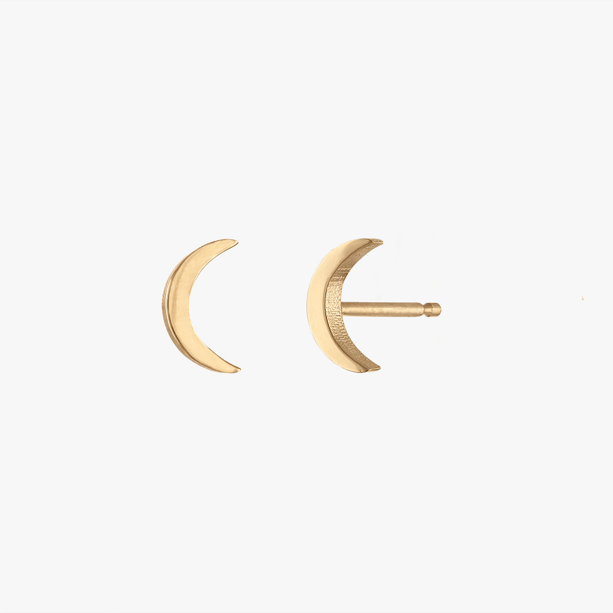 Gamma Phi Beta Moon Stud Earring