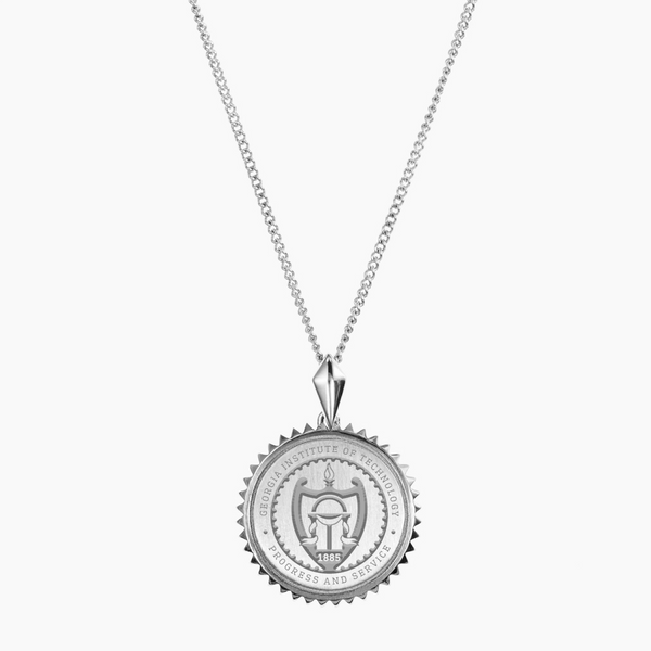 Georgia Tech Sunburst Pendant