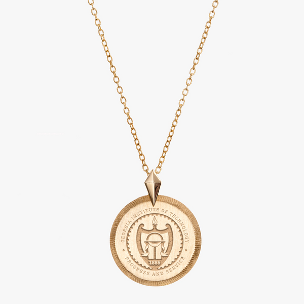 Georgia Tech Florentine Necklace Petite