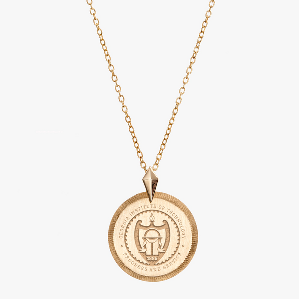 Georgia Tech Florentine Pendant