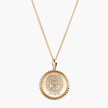 Georgetown Sunburst Necklace Gold