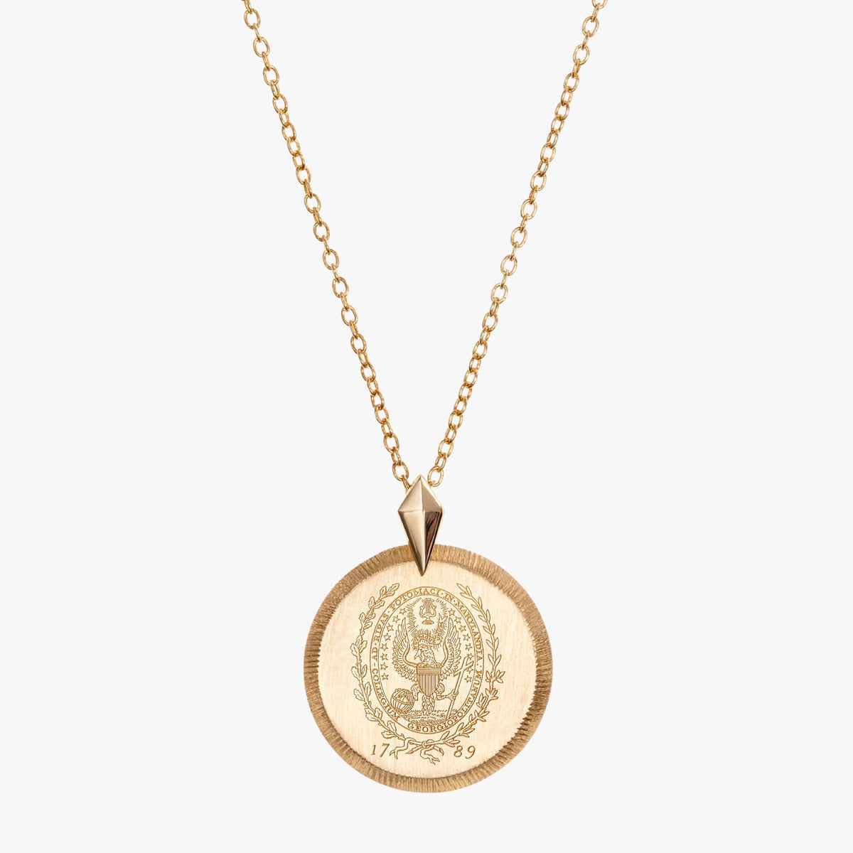 Georgetown Florentine Necklace Petite Gold