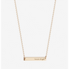 George Washington Raise High Horizontal Bar Necklace