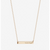 GW Raise High Horizontal Bar Necklace