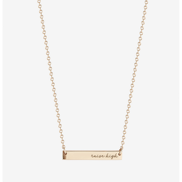 GW Raise High Horizontal Bar Necklace