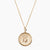 Gold GW Sunburst Necklace
