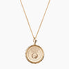 Gold GW Sunburst Necklace