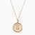 Gold GW Sunburst Necklace