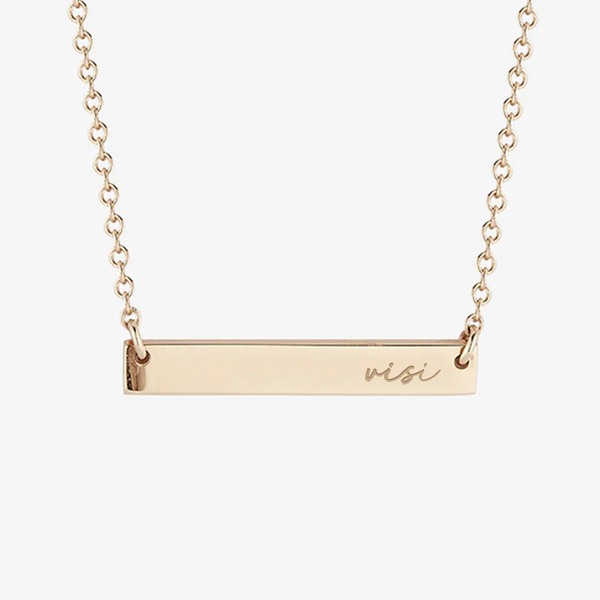 Georgetown Visitation Visi Horizontal Bar Necklace