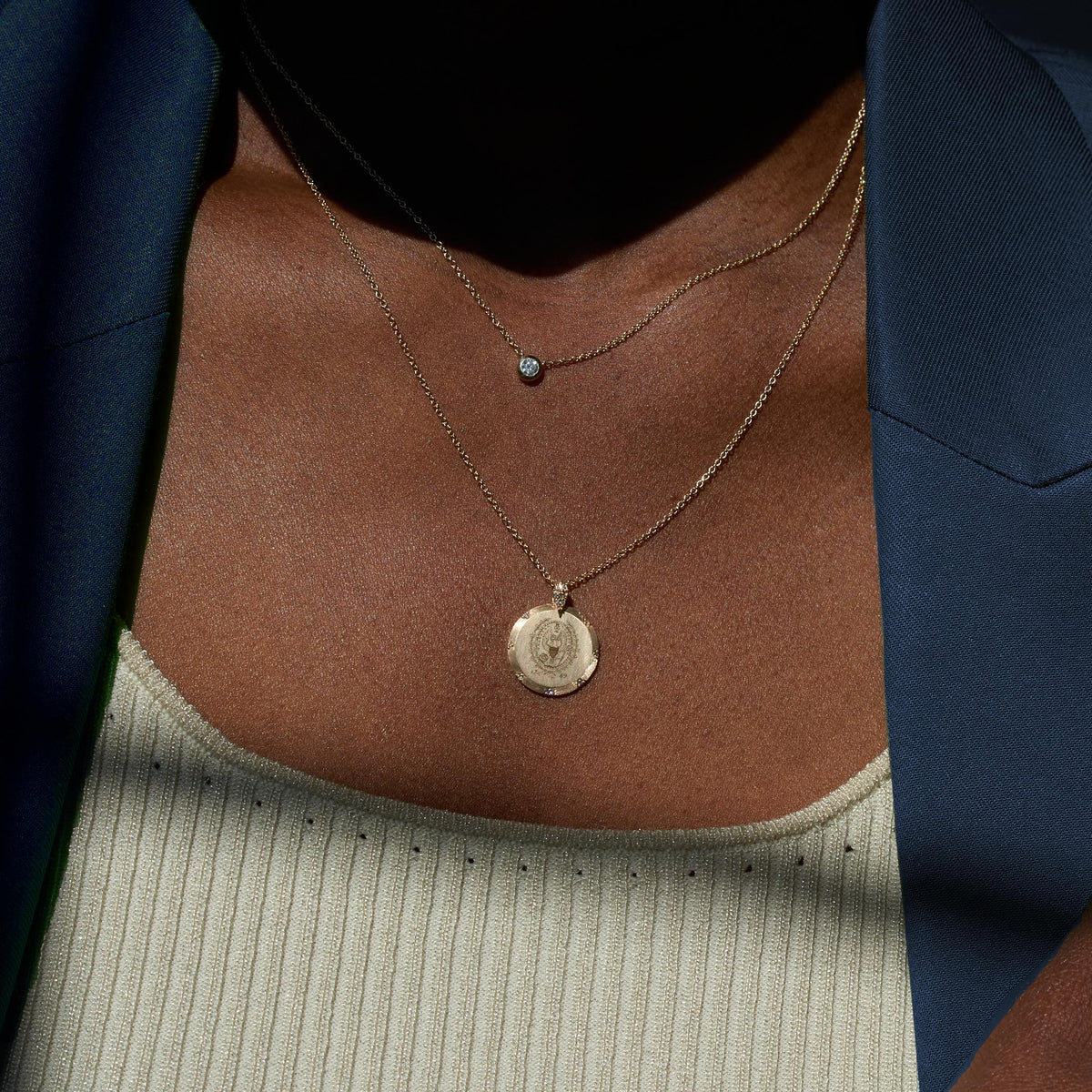 Georgetown 7-Point Diamond Pendant