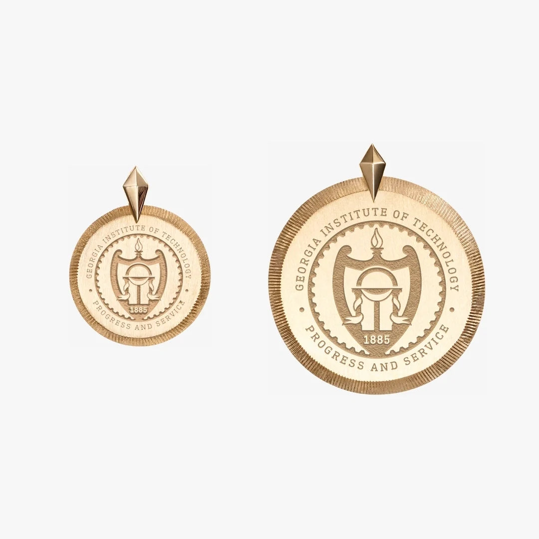 Georgia Tech Florentine Pendant
