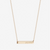 Georgia Tech Go Jackets Horizontal Bar Necklace