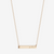 University of Michigan Go Blue Bar Necklace