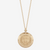 Harvard 7 Point Diamond Crest Necklace 14k Gold
