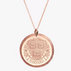 Harvard Seal Florentine Necklace Cavan RoseGold