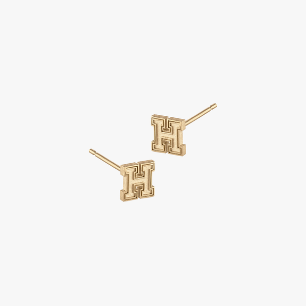 Harvard Logo Stud Earrings