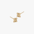 Harvard H Stud Earring