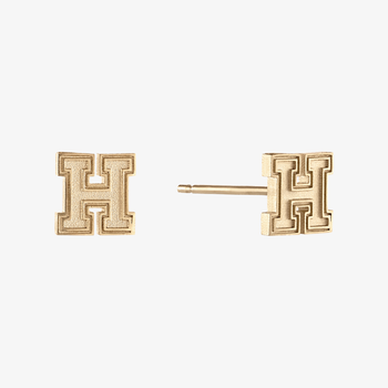 Harvard Logo Earrings