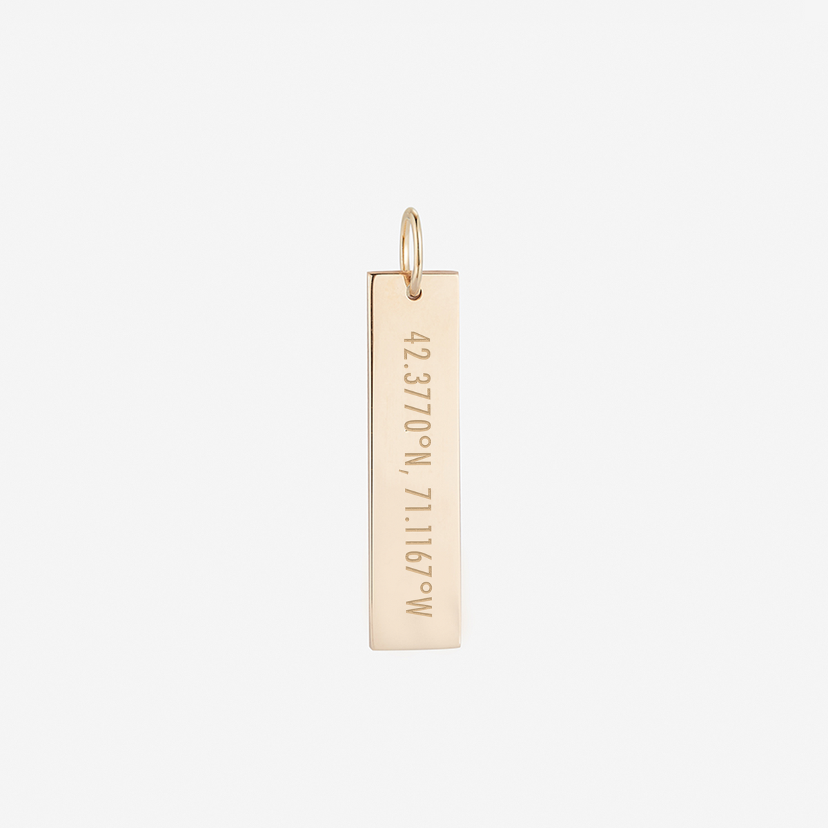 Harvard University Campus Coordinates Layering Bar Necklace