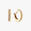 Florentine Hoop Earring Pair Gold 