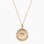 14K Gold Gold Vermeil Howard University Sunburst Crest Necklace