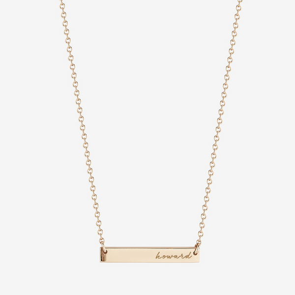 Howard Horizontal Bar Necklace