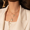 Harvard 7-Point Diamond Pendant