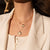 Harvard 7-Point Diamond Pendant