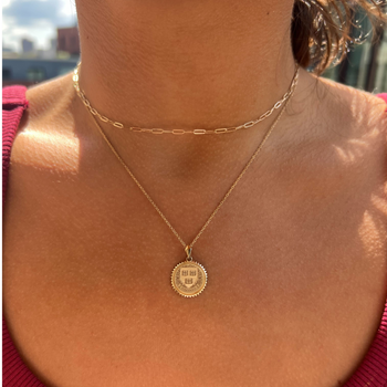 Harvard Sunburst Necklace