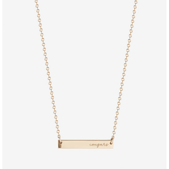 Houston Cougars Horizontal Bar Necklace