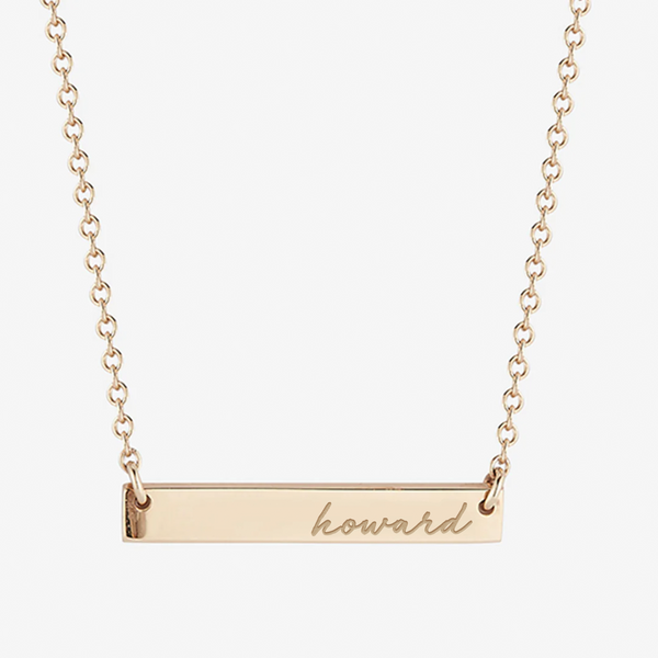 Howard Horizontal Bar Necklace
