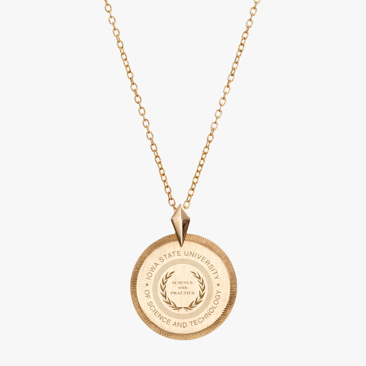 Iowa State Florentine Pendant