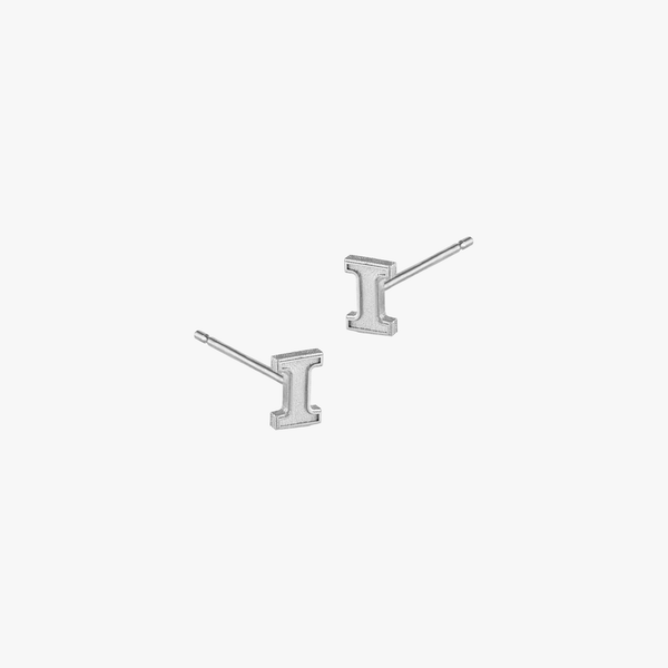Illinois Logo Stud Earrings