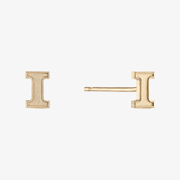 Illinois Logo Stud Earrings