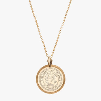 Illinois Florentine Necklace Petite Gold