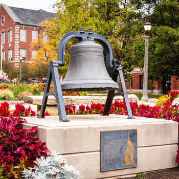 Illinois State Old Main Bell Cufflinks