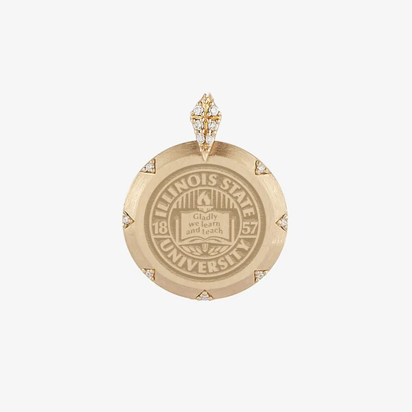 Illinois State 7-Point Diamond Pendant