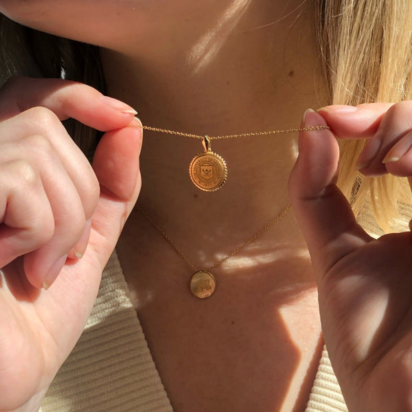 Michigan Sunburst Crest Pendant