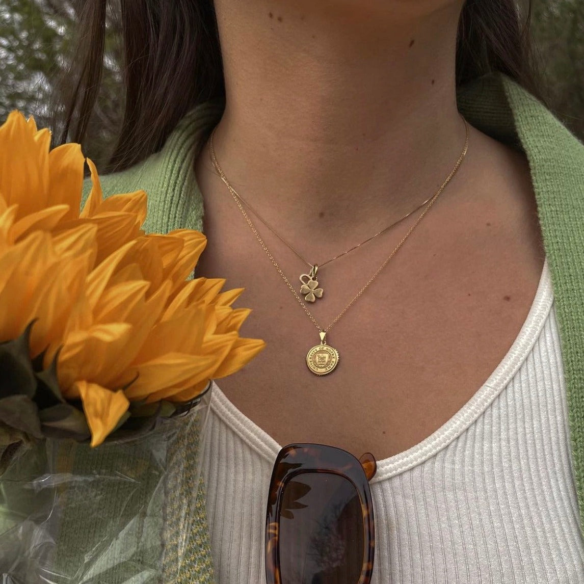 Notre Dame Sunburst Pendant