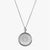 Silver Indiana Sunburst Crest Necklace