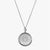 Silver Indiana Sunburst Crest Necklace