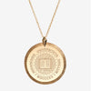 Gold Florentine Crest Necklace