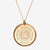 Gold Florentine Crest Necklace